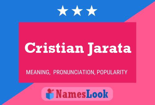 Cristian Jarata 名字海报