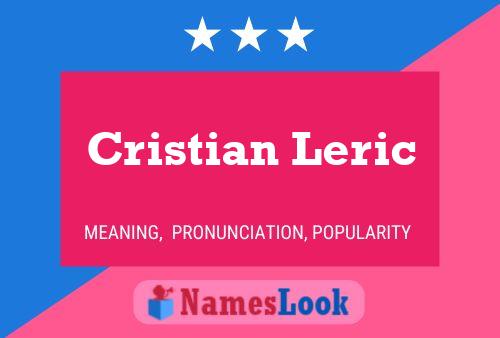 Cristian Leric 名字海报