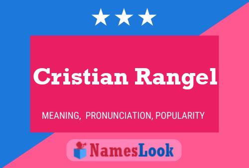 Cristian Rangel 名字海报