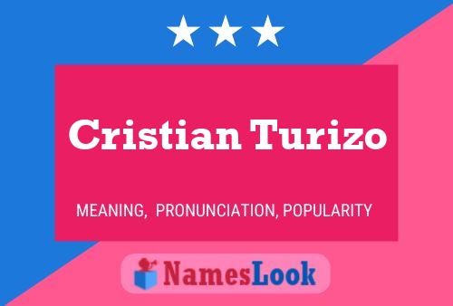 Cristian Turizo 名字海报