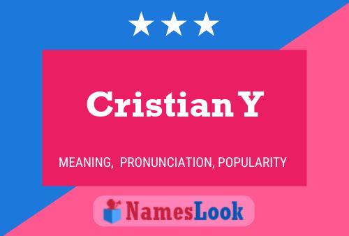 Cristian Y 名字海报