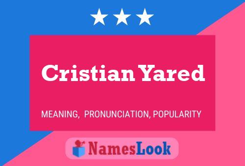 Cristian Yared 名字海报