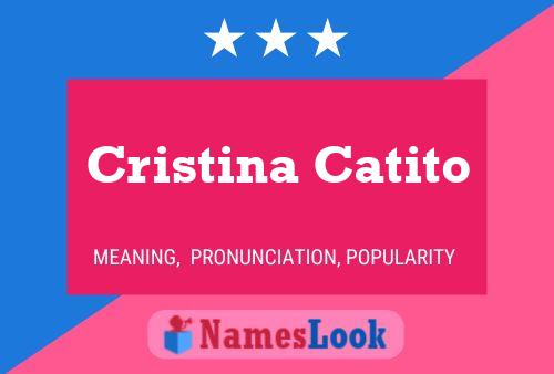 Cristina Catito 名字海报