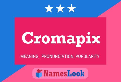 Cromapix 名字海报