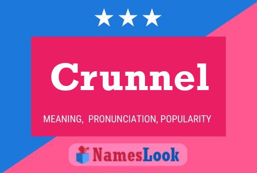 Crunnel 名字海报