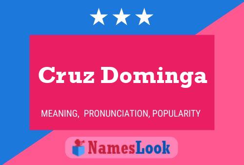 Cruz Dominga 名字海报