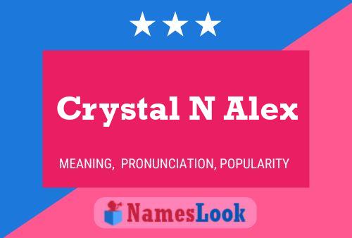 Crystal N Alex 名字海报