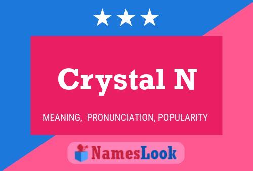 Crystal N 名字海报