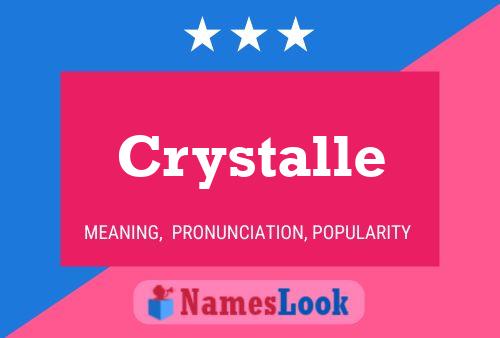 Crystalle 名字海报