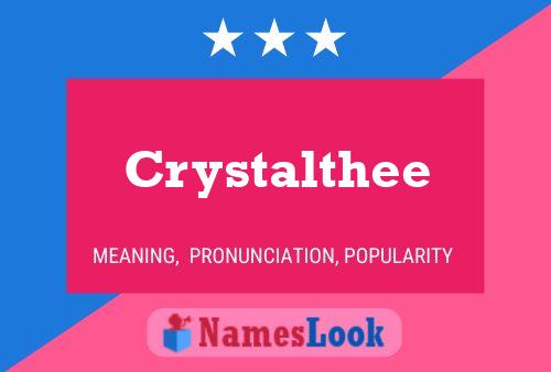 Crystalthee 名字海报