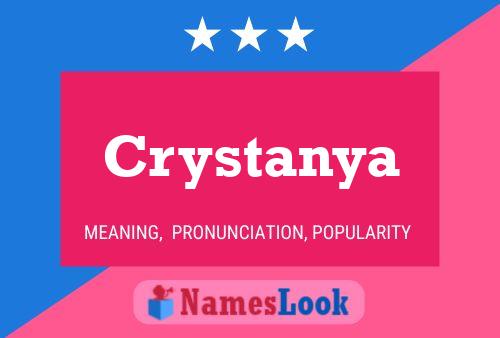 Crystanya 名字海报