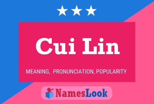 Cui Lin 名字海报