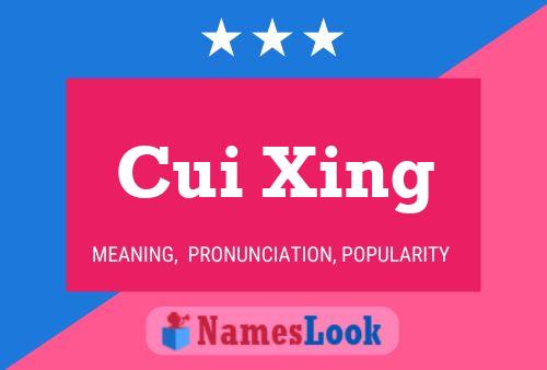 Cui Xing 名字海报