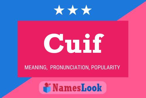 Cuif 名字海报