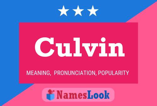 Culvin 名字海报