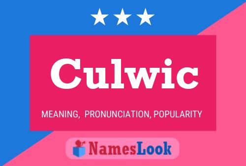 Culwic 名字海报