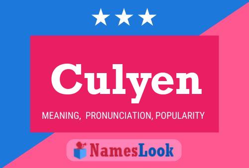 Culyen 名字海报