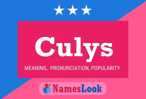 Culys 名字海报