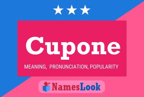 Cupone 名字海报