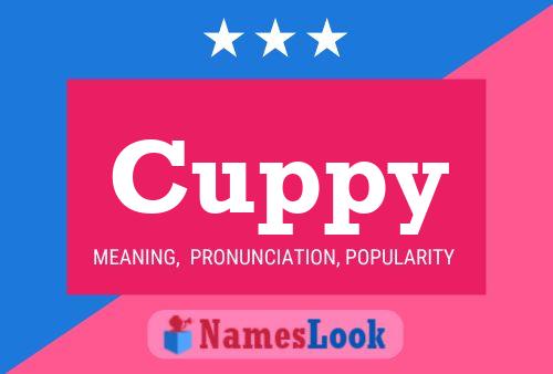 Cuppy 名字海报