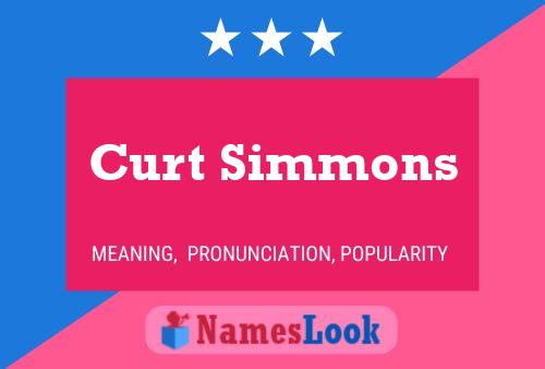 Curt Simmons 名字海报