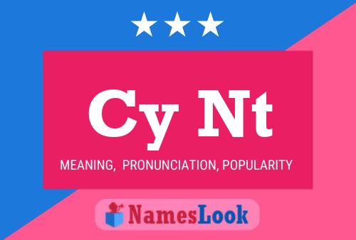 Cy Nt 名字海报