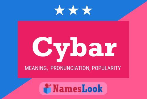 Cybar 名字海报