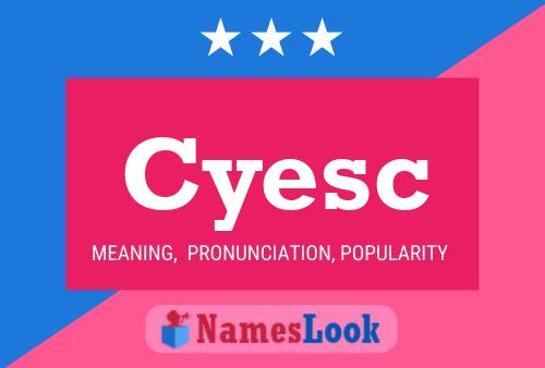 Cyesc 名字海报