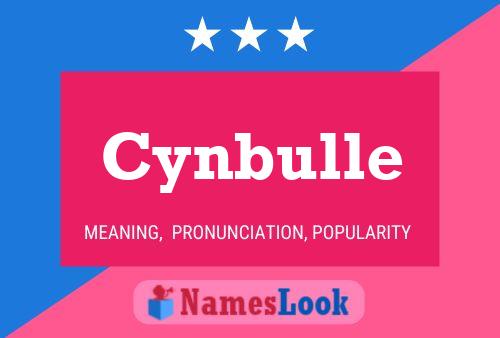 Cynbulle 名字海报