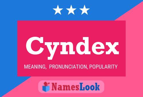 Cyndex 名字海报