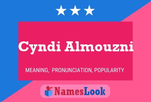 Cyndi Almouzni 名字海报