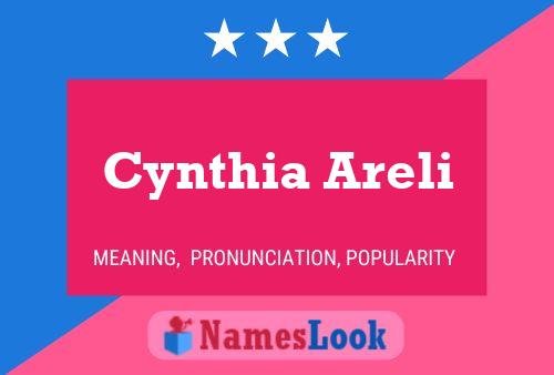 Cynthia Areli 名字海报