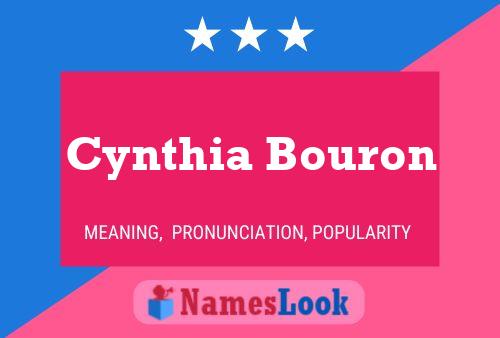 Cynthia Bouron 名字海报