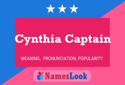 Cynthia Captain 名字海报