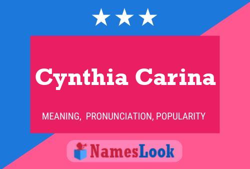 Cynthia Carina 名字海报