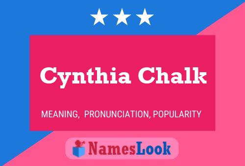 Cynthia Chalk 名字海报