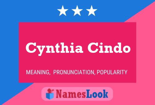 Cynthia Cindo 名字海报