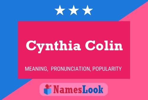 Cynthia Colin 名字海报