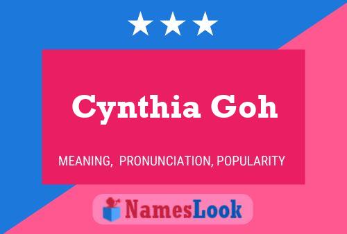 Cynthia Goh 名字海报