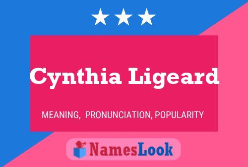 Cynthia Ligeard 名字海报