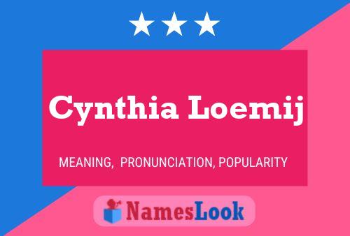 Cynthia Loemij 名字海报