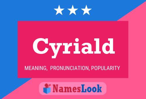 Cyriald 名字海报