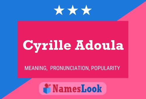 Cyrille Adoula 名字海报