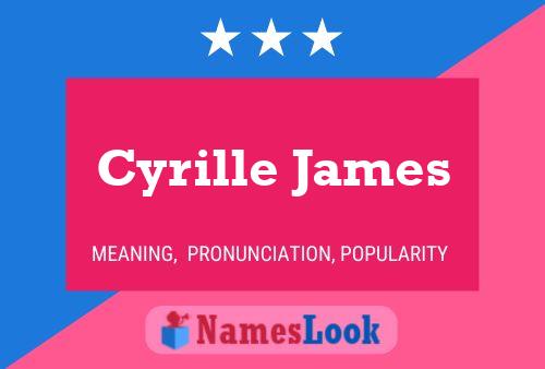 Cyrille James 名字海报