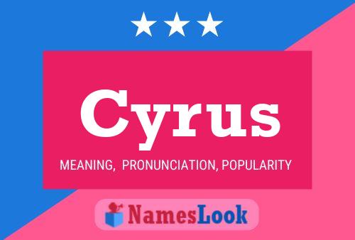 Cyrus 名字海报