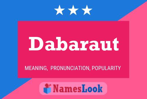 Dabaraut 名字海报