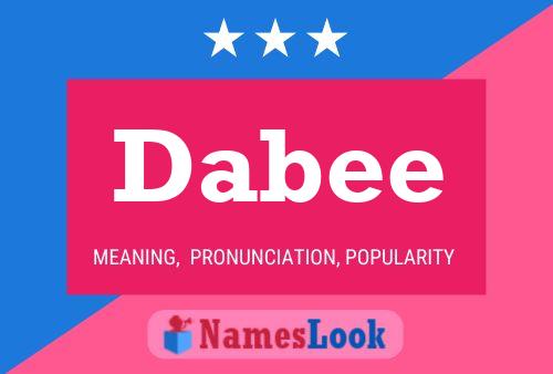 Dabee 名字海报