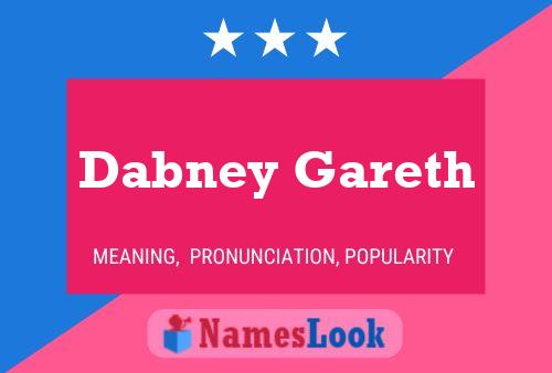 Dabney Gareth 名字海报