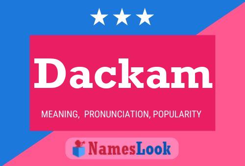 Dackam 名字海报