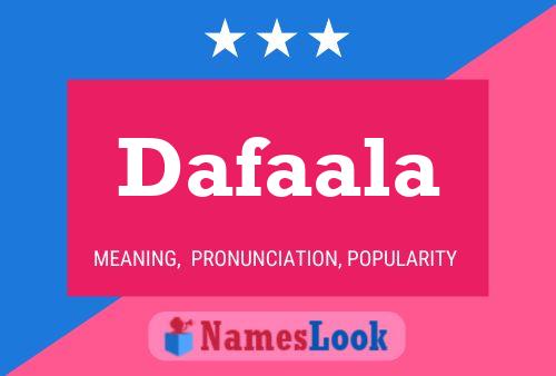 Dafaala 名字海报